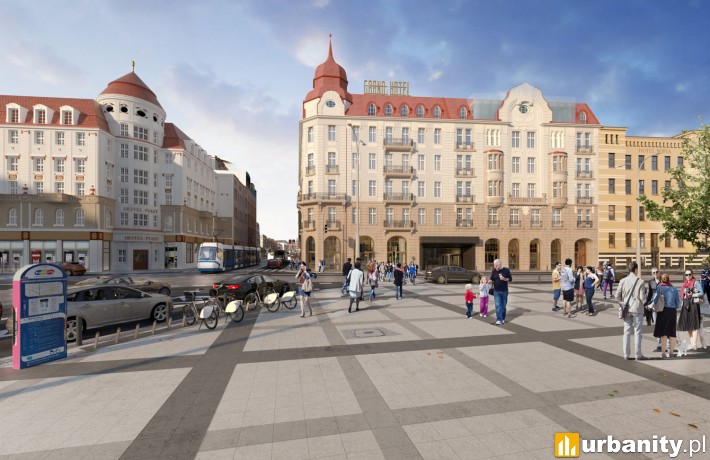 Projekt rewitalizacji Hotelu Grand w centrum Wrocławia