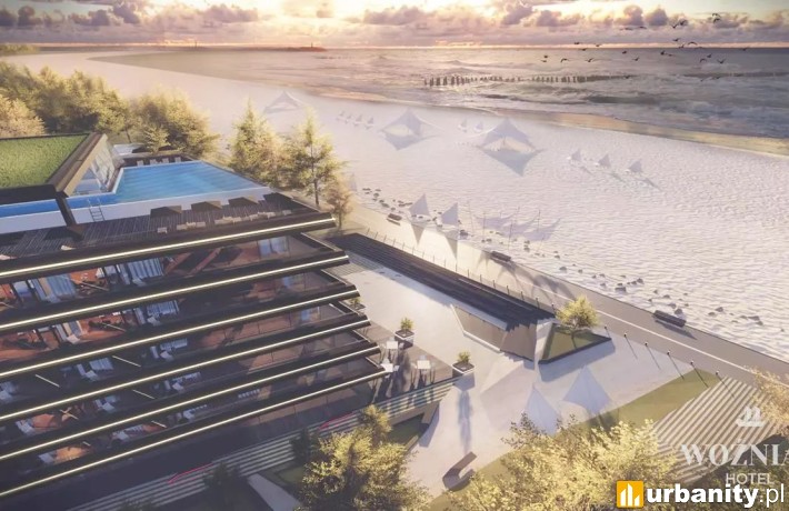 Hotel Woźniak Resort & Spa w Kołobrzegu, wiz. Arch-e Biuro Projektowe
