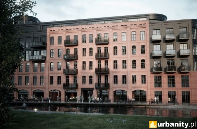 Lofty Farbiarnia, projekt inwestycji, wiz. materiały inwestora