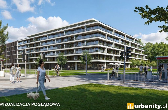 Projekt inwestycji Marimonte na Bielanach, wiz. materiały dewelopera