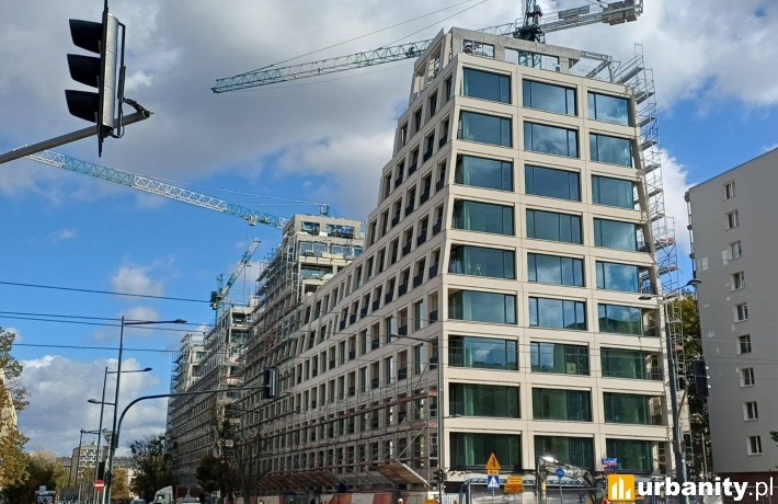 Tak obecnie wygląda apartamentowiec Murano w Warszawie, fot. Profbud