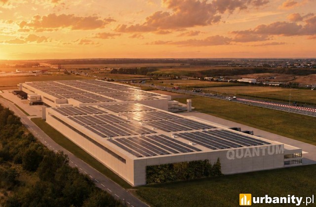 Quantum Gliwice, projekt inwestycji, wiz. materiały inwestora