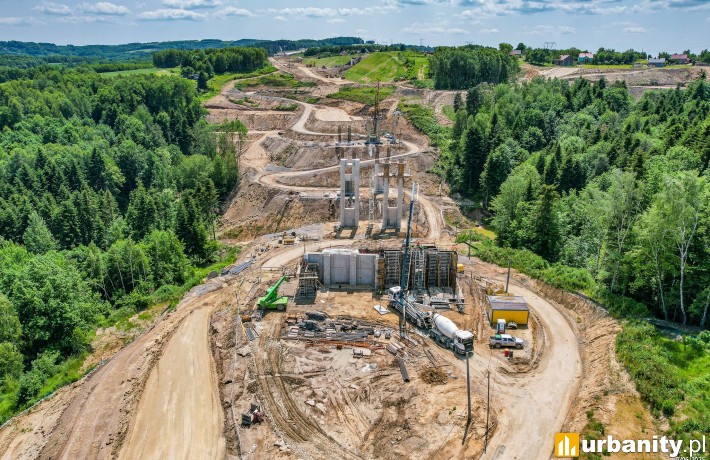 Budowa S19 Babica - Jawornik, fot. GDDKiA