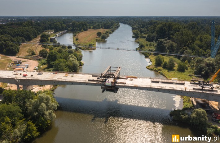 Tak obecnie wygląda most nad Odrą w ramach AWW, fot. Janusz Krzeszowski, wroclaw.pl