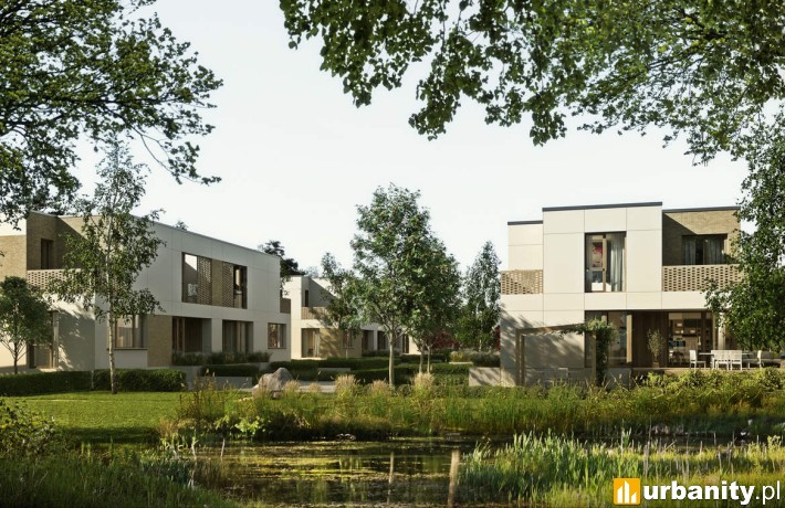 Projekt osiedla Gaia Park w Kontancinie-Jeziornie, fot. materiały prasowe