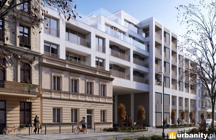 Mielczarskiego Residence w Łodzi, wizualizacja inwestycji, wiz. materiały dewelopera