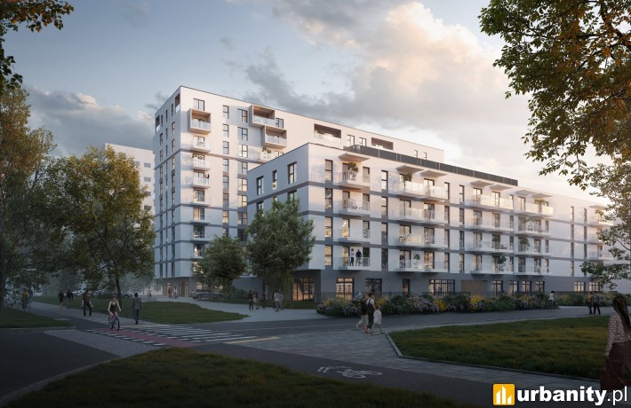 Nowa Pabianicka we Wrocławiu, wizualizacja, wiz. materiały dewelopera