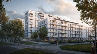 Mieszkania naprzeciwko Aquaparku we Wrocławiu. Powstaje blisko 200 mieszkań