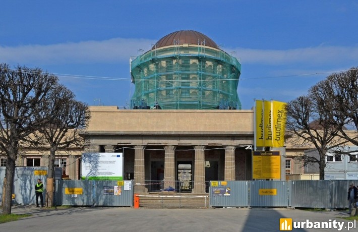 Pawilon Czterech Kopuł remont