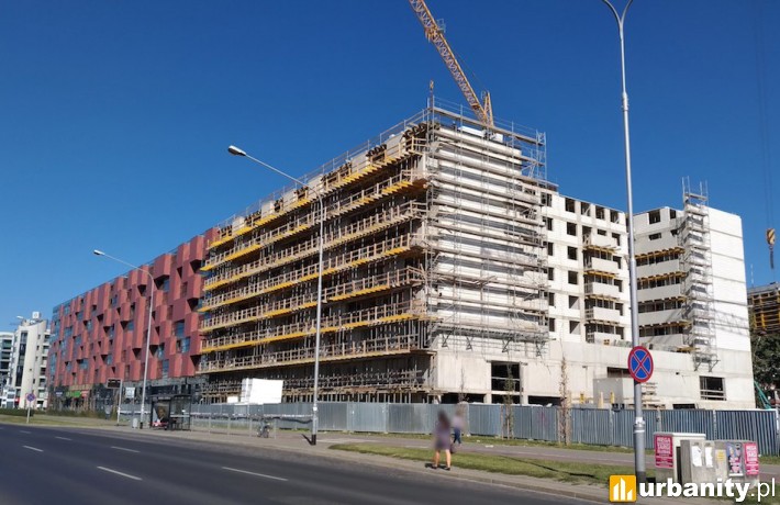 Tak obecnie wygląda realizacja inwestycji Pixel House