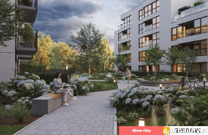III etap osiedla Slow City w Krakowie, wizualizacja, wiz. materiały dewelopera