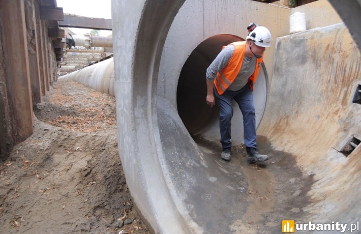 Budowa kolektora burzowego w Poznaniu, fot. Vastint Poland
