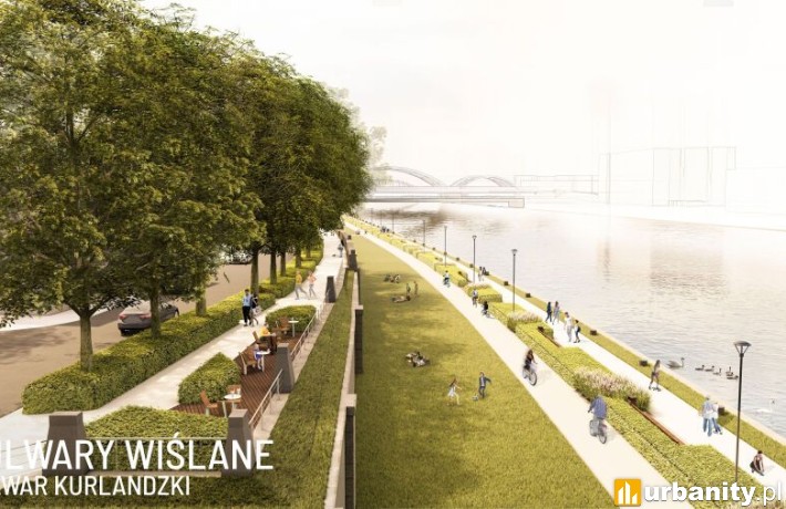 Kraków rozpoczyna rewitalizację Bulwarów Wiślanych, fot. Biuro Architekta Miasta
