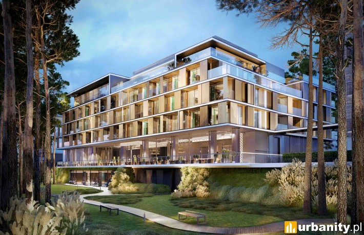 Wizualizacja aparthotelu w kompleksie Gwiazda Morza