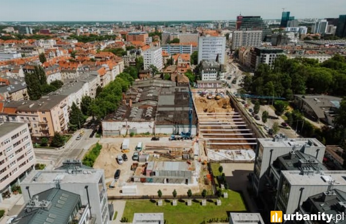 Jeżycka Zajezdnia - obecny stan budowy, fot.  Eiffage Immobilier Polska
