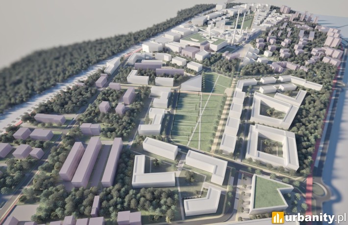Katowice planują ogromny projekt w miejscu dawnej kopalni, wiz. materiały inwestora