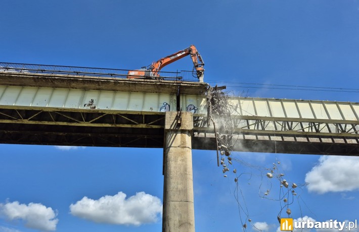 Rozbierają estakadę i modernizują most nad Wartą. Wielka przebudowa kolejowej obwodnicy Poznania
