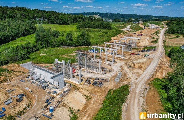Budowa S19 Babica - Jawornik, fot. GDDKiA