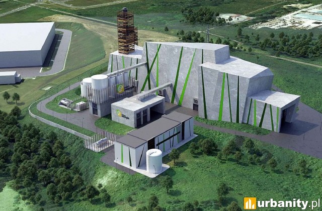 Spalarnia odpadów w Olsztynie - wizualizacja