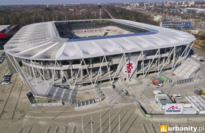 Nowy stadion ŁKS-u w Łodzi (fot. Radosław Jóźwiak, ŁÓDŹ.PL))