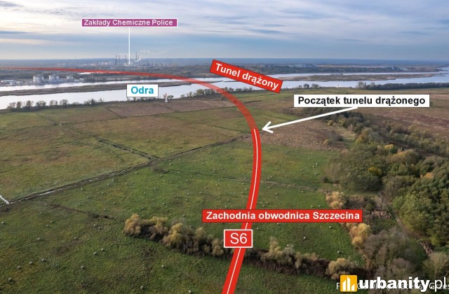 Najdłuższy tunel drogowy powstanie w Szczecinie, fot. GDDKiA, Mateusz Grzeszczuk