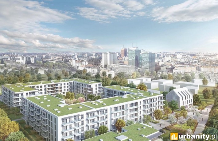 Wizualizacja projektu Vilda Park w Poznaniu