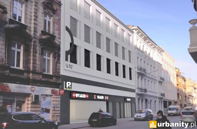 Parking wielopoziomowy przy Wschodniej 67 w Łodzi, wiz. materiały inwestora