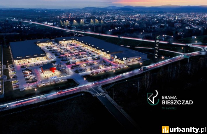 Brama Bieszczad w Sanoku, wizualizacja, fot. materiały inwestora