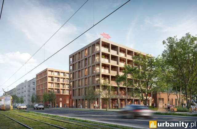 Projekt inwestycji na terenie dawnej fabryki Perun, wiz. WWAA