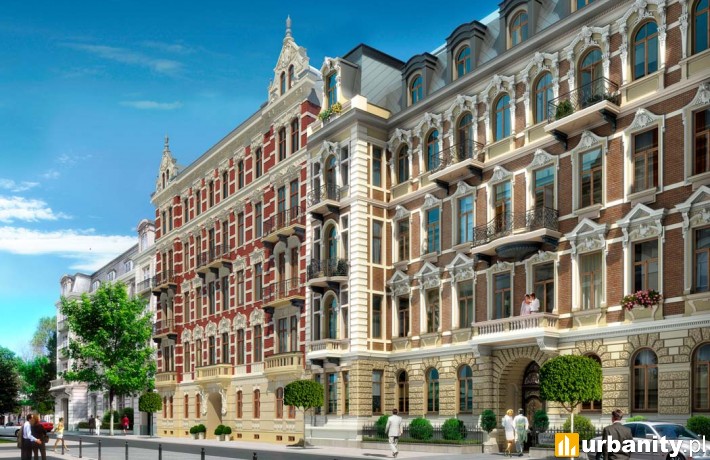 Projekt kamienic znajdujących się przy ulicy Foksal 13/15 w Warszawie