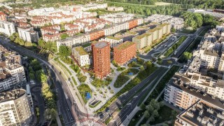 Koncepcja inwestycji przy ulicy Komisji Edukacji Narodowej, wiz. materiały inwestora