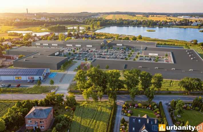 Park handlowy w Kraśniku, wizualizacja inwestycji. wiz. materiały inwestora