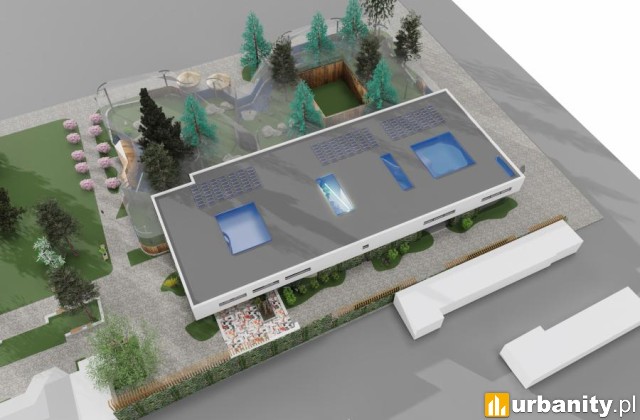 Nowa małpiarnia w Warszawskim ZOO, wizualizacja, wiz. materiały inwestora