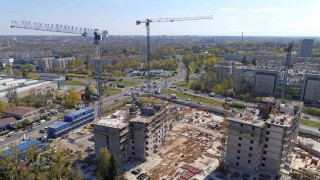 Wysoko na osiedlu Nowych Kosmonautów w Poznaniu