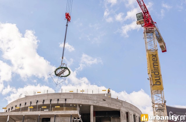 Wiecha na budowie nowego budynku Opery Nova, fot. Budimex