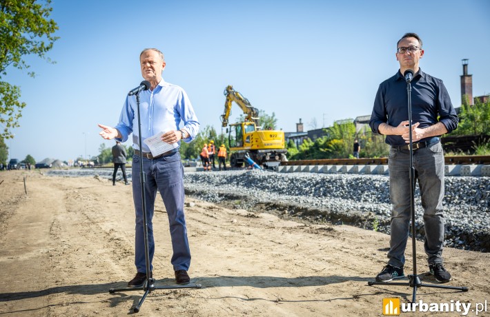 Konferencja premiera Tuska i ministra Klimczaka, fot. Ministerstwo Infrastruktury