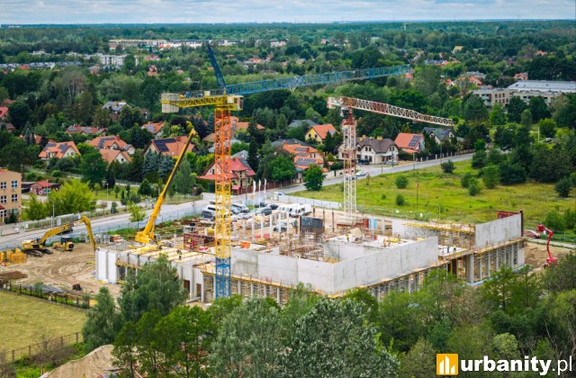 Postęp prac na budowie nowego basenu na Białołęce, fot. Grupa NDI