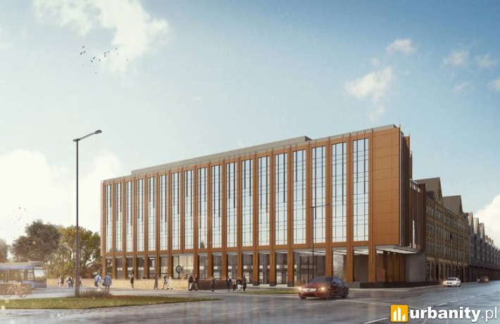 Wizualizacja biurowca Brama Oławska we Wrocławiu