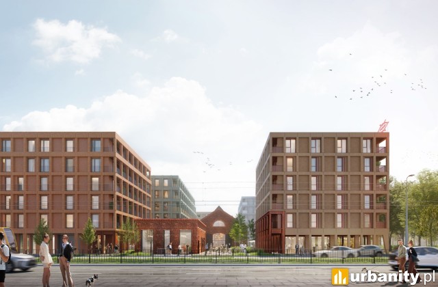 Projekt inwestycji na terenie dawnej fabryki Perun, wiz. WWAA