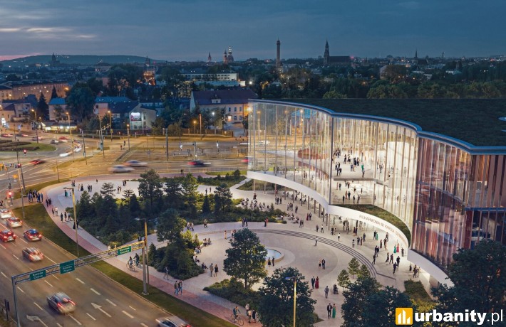 Projekt nowej siedziby Filharmonii im. Karola Szymanowskiego, wiz. Biuro Prasowe UMWM