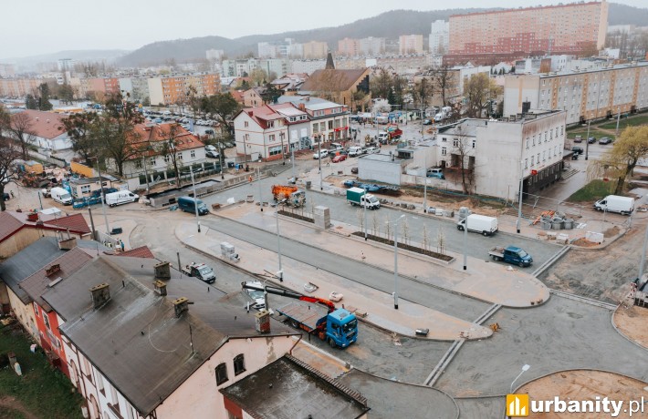 Gdynia Chylonia, Plac Dworcowy, kwiecień 2021