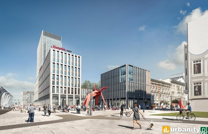 Hampton by Hilton Łódź - wizualizacja