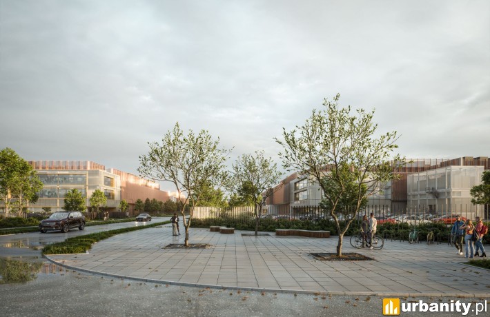 Projekt nowego kampusu centrów danych pod Warszawą, wiz. Hillwood