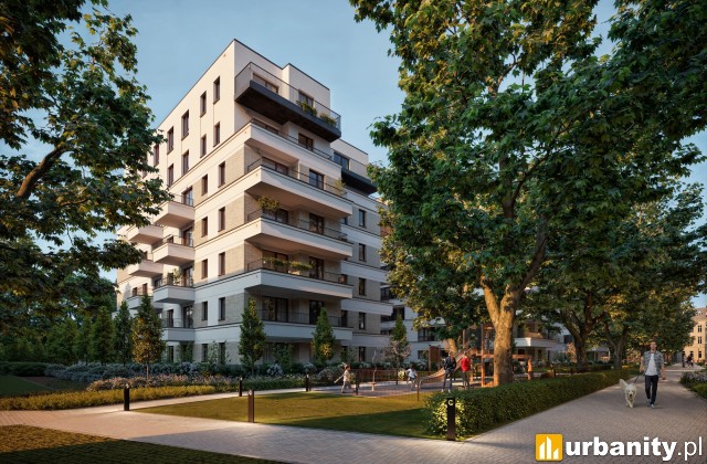 Projekt II etapu osiedla Modena w Poznaniu, wiz. materiały dewelopera