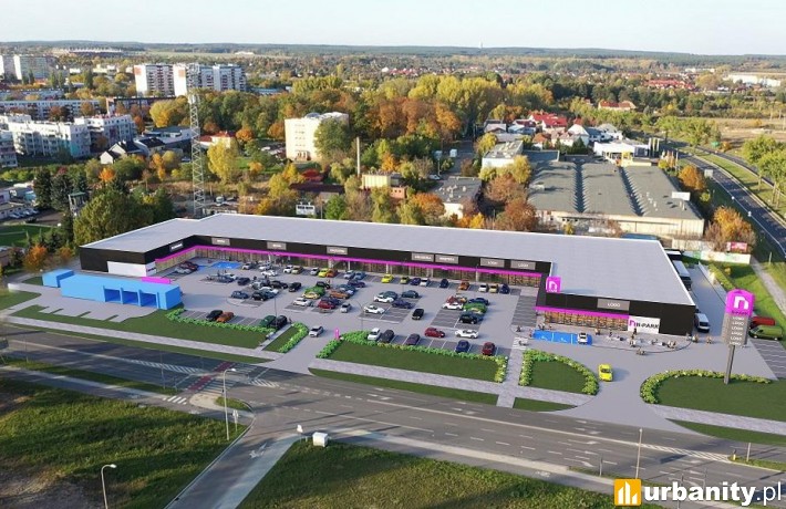 Projekt centrum handlowego N-Park w Lubinie