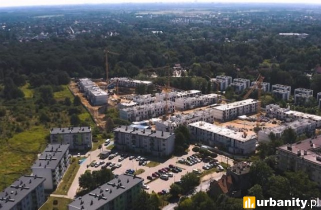 Tak obecnie prezentuje się budowa Osiedla Leśnica IX, fot. TBS Wrocław