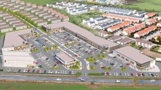 Projekt inwestycji Platan Park w Skórzewie, wiz. materiały inwestora