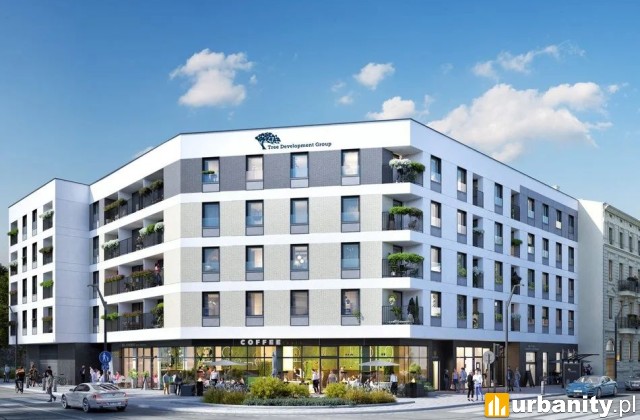 Rezydencja Śródmiejska w Łodzi, projekt inwestycji, wiz. materiały dewelopera