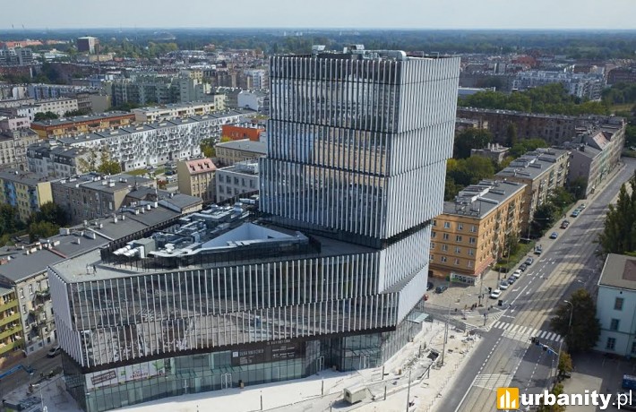 Budynek Silver Tower Center w centrum Wrocławia