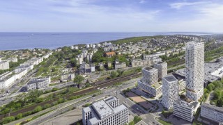 SkyCity Gdynia, wizualizacja kompleksu, wiz. materiały dewelopera